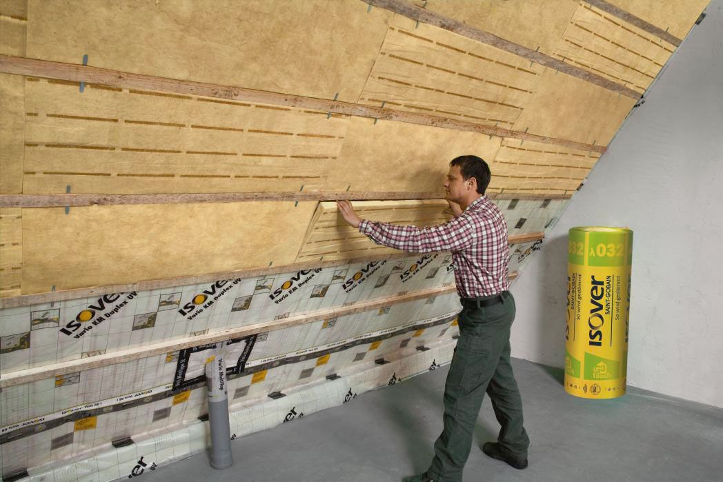 ISOVER - Untersparren-Klemmfilz ISOVER - Untersparren-Klemmfilz